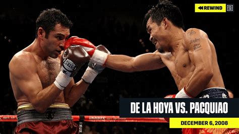 oscar de la hoya vs manny pacquiao|Oscar De La Hoya Says He Was Ready to Die During Manny .